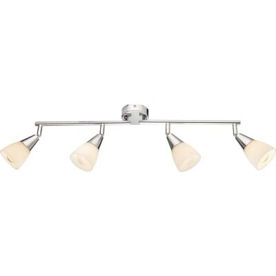 Globo Lighting Tadeus Metallo Cromato 4 Lampade - Fermacavi di illuminazione Globo Lighting Tadeus Metallo Cromato 4 Lampade - Fermacavi di illuminazione
