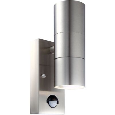 Applique Extérieure en Inox Globo - Détecteur de Mouvement - 420lm - Publicité Applique Extérieure en Inox Globo - Détecteur de Mouvement - 420lm - Publicité