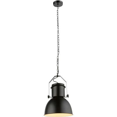 Globo Lighting Kutum - Schwarz - Metall - 26,5cm - E27 Hängeleuchte Globo Lighting Kutum - Schwarz - Metall - 26,5cm - E27 Hängeleuchte