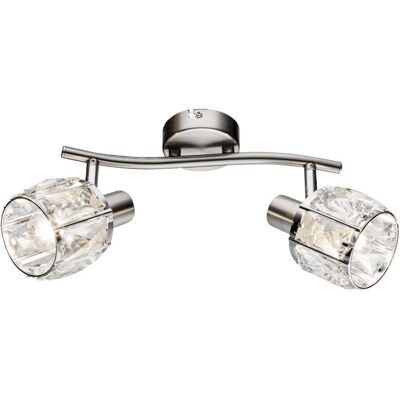 Globo Lighting KRIS Nickel 2-Leuchten Decken/Wandspot Globo Lighting KRIS Nickel 2-Leuchten Decken/Wandspot
