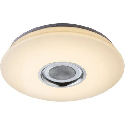 Globo Lighting Nicole Circular Ceiling Light with Bluetooth Speaker - Ceilng Light Globo Lighting Nicole Circular Ceiling Light with Bluetooth Speaker - Ceilng Light