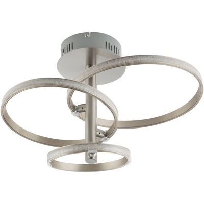 Globo - 67822-24N - Argento - Anello di cristallo - lampada da soffitto Globo - 67822-24N - Argento - Anello di cristallo - lampada da soffitto