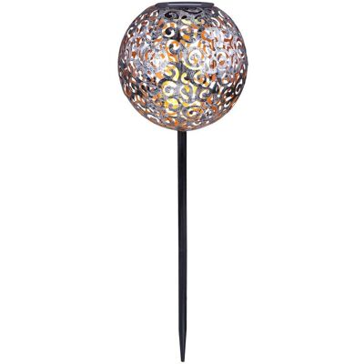 GLOBO LIGHTING Lampka solarna do ogrodu - Metal, 1 LED, IP44 GLOBO LIGHTING Lampka solarna do ogrodu - Metal, 1 LED, IP44