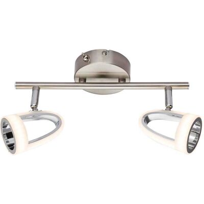 Spot LED de Plafond Rodrik 2 Lampes - Éclairage LED - Publicité Spot LED de Plafond Rodrik 2 Lampes - Éclairage LED - Publicité