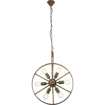GLOBO 69052-6 Ceiling Lighting - E27 Metal Pendant Light GLOBO 69052-6 Ceiling Lighting - E27 Metal Pendant Light