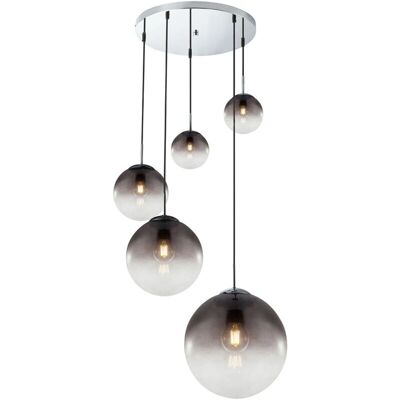 Sconto Pendelleuchte - 150 cm - Silber - LED-Deckenlampe Sconto Pendelleuchte - 150 cm - Silber - LED-Deckenlampe