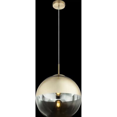 Lámpara Colgante Moderna Globo Oro - Esfera de Vidrio 30cm - E27 40W - Altura Ajustable Lámpara Colgante Moderna Globo Oro - Esfera de Vidrio 30cm - E27 40W - Altura Ajustable