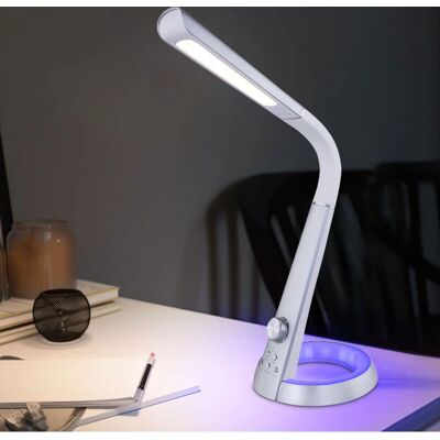 Globo Lighting Mitti Silber Verstellbare Schreibtischlampe Globo Lighting Mitti Silber Verstellbare Schreibtischlampe