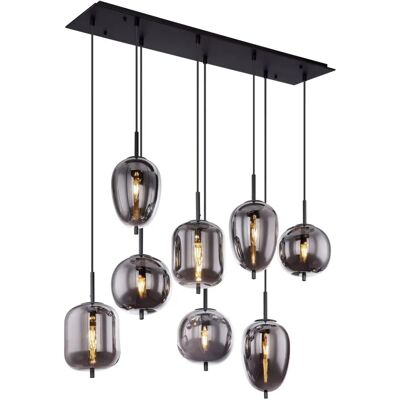 Globo Blacky Hängeleuchte - E14, 8 Lampen, 120cm - Pendelleuchte Globo Blacky Hängeleuchte - E14, 8 Lampen, 120cm - Pendelleuchte