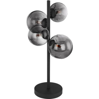 Fekete LED asztali lámpa Globo Riha - Dekorációs beltéri világítás Fekete LED asztali lámpa Globo Riha - Dekorációs beltéri világítás
