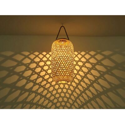 Lampada Solare in Bambù Globo - Luce Decorativa IP44 Lampada Solare in Bambù Globo - Luce Decorativa IP44