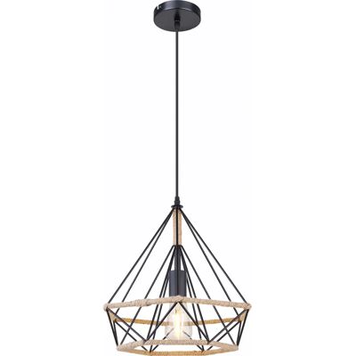 Globo Ulleu 150cm Schwarze Hängeleuchte - Innenleuchte Globo Ulleu 150cm Schwarze Hängeleuchte - Innenleuchte