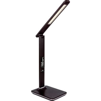 Lampada da scrivania Globo Tanna in plastica LED - Marrone - Illuminazione ufficio Lampada da scrivania Globo Tanna in plastica LED - Marrone - Illuminazione ufficio