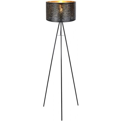 Lámpara de pie Globo Tunno - Negro - E27 - 153 cm Lámpara de pie Globo Tunno - Negro - E27 - 153 cm