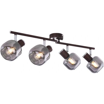 Globo Lighting Pallo Metall Bronze E14 4 Lampen - Deckenleuchte Globo Lighting Pallo Metall Bronze E14 4 Lampen - Deckenleuchte