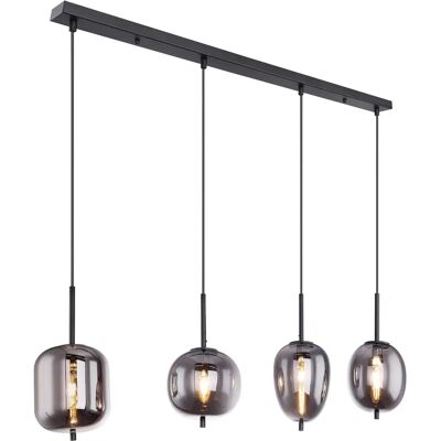 Globo Lighting Blacky Metall Hängeleuchte - 4 E14 Birnen - IP20 Globo Lighting Blacky Metall Hängeleuchte - 4 E14 Birnen - IP20
