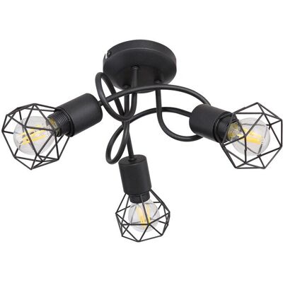 Spot da soffitto nero Globo - Regolabile Spot da soffitto nero Globo - Regolabile