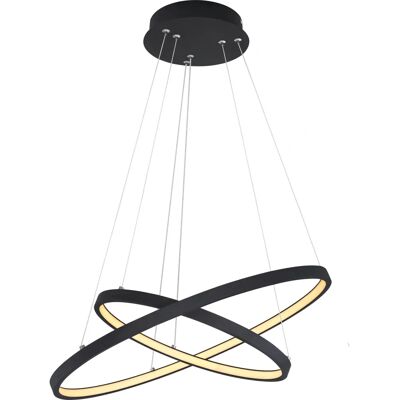 GLOBO Ralph Pendant Light - Modern Black 42W LED - Indoor GLOBO Ralph Pendant Light - Modern Black 42W LED - Indoor