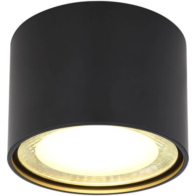 Globo Lighting Serena Metall LED Schwarze Deckenleuchte Globo Lighting Serena Metall LED Schwarze Deckenleuchte