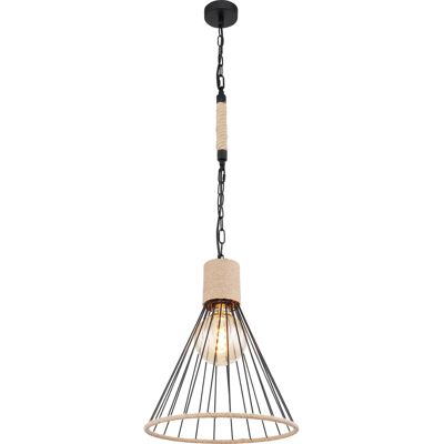Globo Rustikale Deckenleuchte - E27 60W Moderne Hängeleuchte Globo Rustikale Deckenleuchte - E27 60W Moderne Hängeleuchte