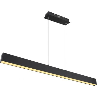 Globo Lighting Verena Black Pendant Light - 120cm, 121cm, LED Globo Lighting Verena Black Pendant Light - 120cm, 121cm, LED