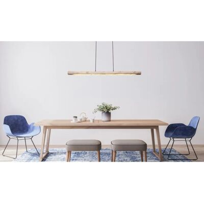 Globo Felicitas Pendelleuchte - Kristall, Holz, Schwarz - LED 25W Globo Felicitas Pendelleuchte - Kristall, Holz, Schwarz - LED 25W