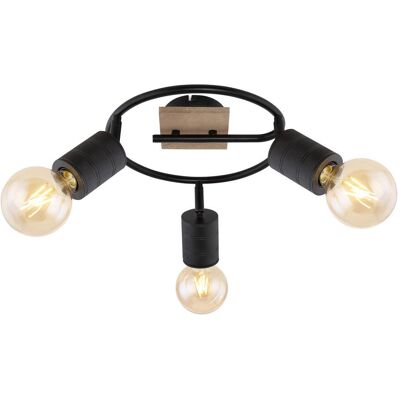 Globo Josella Holz Schwarz E27 Deckenstrahler Globo Josella Holz Schwarz E27 Deckenstrahler