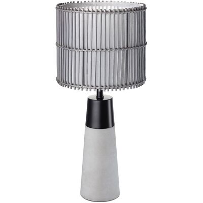 Globo - 24139T1 - Paralume in bambù grigio - Altezza 60 cm - Lampada da tavolo Globo - 24139T1 - Paralume in bambù grigio - Altezza 60 cm - Lampada da tavolo