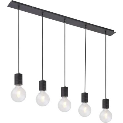 Suspension en métal HERMINE 54030-5H - Style Loft - Publicité Suspension en métal HERMINE 54030-5H - Style Loft - Publicité