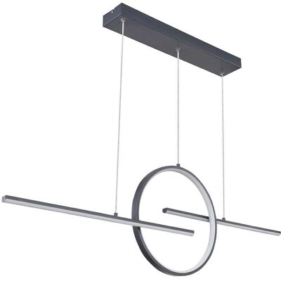 Globo Lighting BARRAL Pendelleuchte - Modern, Dimmbar, Graphit Globo Lighting BARRAL Pendelleuchte - Modern, Dimmbar, Graphit