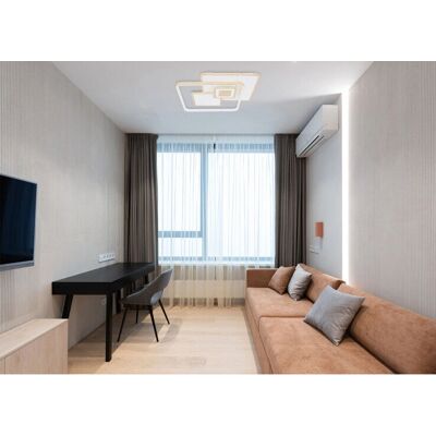Globo White Roderick LED Ceiling Light - Dimmable, Remote, 3400lm Globo White Roderick LED Ceiling Light - Dimmable, Remote, 3400lm