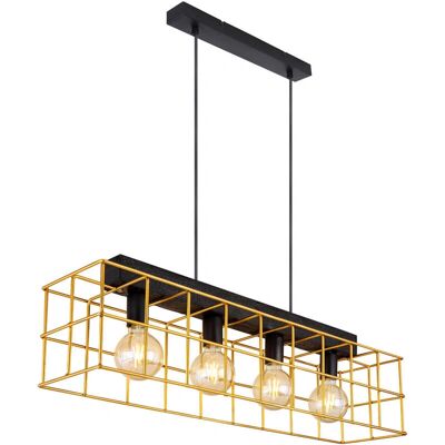 Globo Black Merril Pendant Light - E27 - Modern Decor Globo Black Merril Pendant Light - E27 - Modern Decor