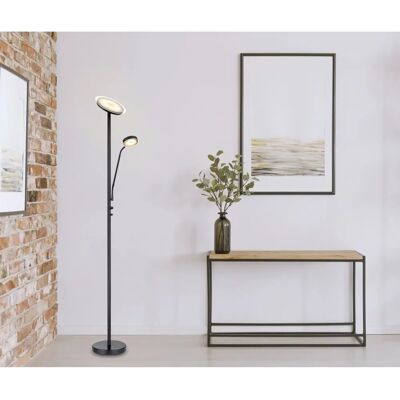 Lámpara de pie Ernst Globo Lighting metal negro LED - lámpara de suelo Lámpara de pie Ernst Globo Lighting metal negro LED - lámpara de suelo