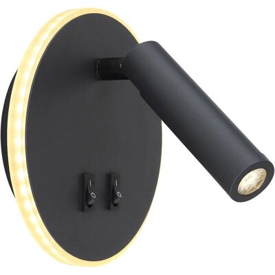 Globo Lighting Viele schwarze Wandlampe - Wandlampe mit LED Globo Lighting Viele schwarze Wandlampe - Wandlampe mit LED