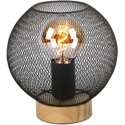 Globo Lighting Pablo Holz Braun E27 Tischlampe - Tischlampe Globo Lighting Pablo Holz Braun E27 Tischlampe - Tischlampe