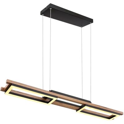 Lámpara colgante Globo Lighting ILLA - Diseño moderno, 3000K Luz cálida, Control remoto Lámpara colgante Globo Lighting ILLA - Diseño moderno, 3000K Luz cálida, Control remoto