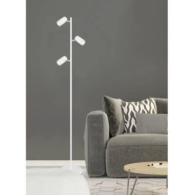 Globo Lighting Robby Nickel Stehlampe - GU10, 3 LEDs - Modernes Design Globo Lighting Robby Nickel Stehlampe - GU10, 3 LEDs - Modernes Design