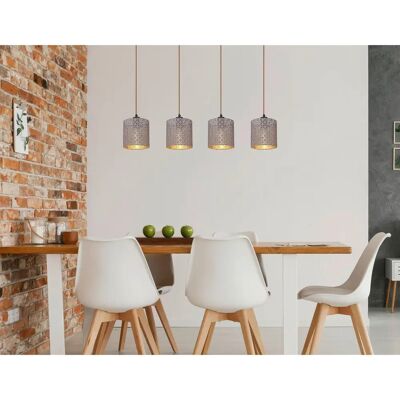 Globo Cindy Modern Retro Black Pendant Light - Pendant Lamp Globo Cindy Modern Retro Black Pendant Light - Pendant Lamp