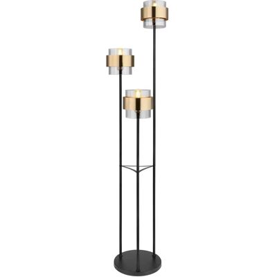 Globo Milley Stehlampe - 3 Leuchtmittel, Schwarz, 43cm Globo Milley Stehlampe - 3 Leuchtmittel, Schwarz, 43cm