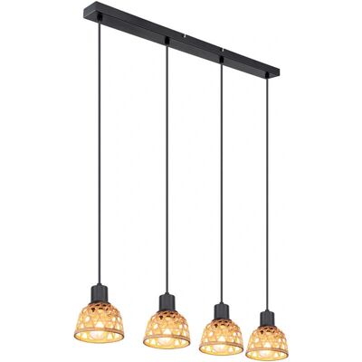 Globo Wenna Schwarze Metall Pendellampe - Boho Stil Globo Wenna Schwarze Metall Pendellampe - Boho Stil