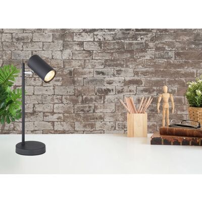 Lampa stołowa Globo Robby - Czarna Nowoczesna Regulowana Lampa stołowa Globo Robby - Czarna Nowoczesna Regulowana