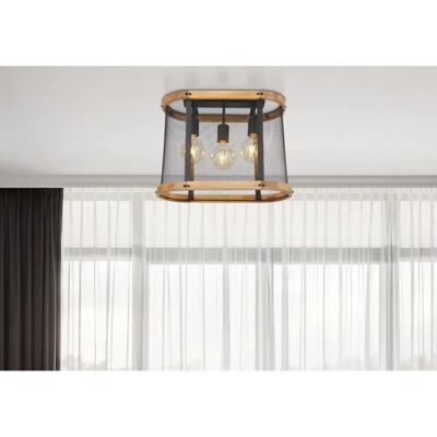 Globo Lighting Jeanie Pendellampe - Metall Schwarz - 3 Lampen Globo Lighting Jeanie Pendellampe - Metall Schwarz - 3 Lampen
