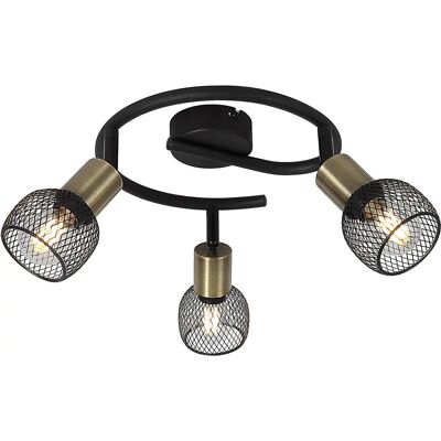 Globo Lighting Fiastra Pendelleuchte - Schwarz Metall, 3 E14 Lampen Globo Lighting Fiastra Pendelleuchte - Schwarz Metall, 3 E14 Lampen