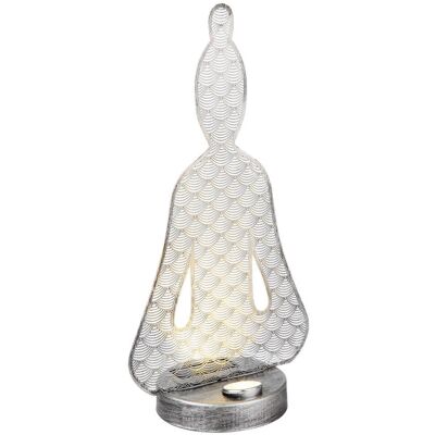 Globo Solar-Außenlampe - Buddha-Design, IP44, Warmweiß Globo Solar-Außenlampe - Buddha-Design, IP44, Warmweiß