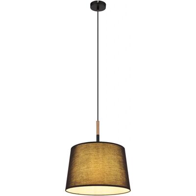 Globo Kikki Pendelleuchte - Schwarz - Metall - 38cm - E27 - Klassischer Stil Globo Kikki Pendelleuchte - Schwarz - Metall - 38cm - E27 - Klassischer Stil