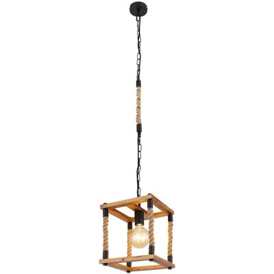 Globo Lighting Vernon Pendelleuchte - Metall Schwarz E27 Globo Lighting Vernon Pendelleuchte - Metall Schwarz E27