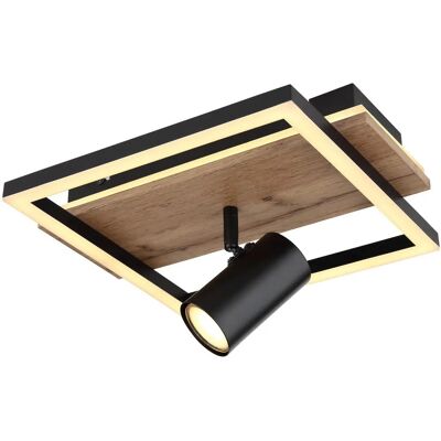 Lampe de Plafond Rectangulaire Globo Lighting Kassu - LED GU10, Noire - Publicité Lampe de Plafond Rectangulaire Globo Lighting Kassu - LED GU10, Noire - Publicité