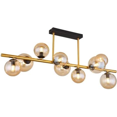 Fekete Riha 56135-9D LED mennyezeti lámpa - Modern dizájn Fekete Riha 56135-9D LED mennyezeti lámpa - Modern dizájn