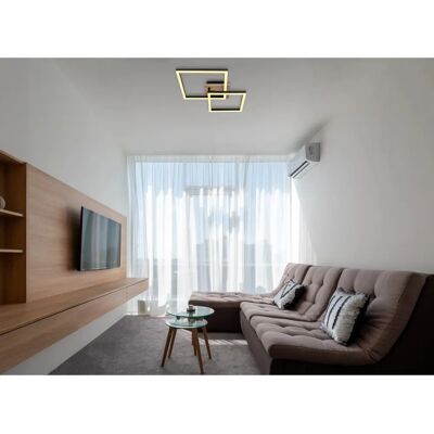 Lámpara de Techo LED Negra Globo - 53x38cm - IP20 - Moderna Lámpara de Techo LED Negra Globo - 53x38cm - IP20 - Moderna