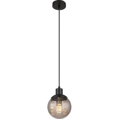 GLOBO 15657H Deckenbeleuchtung - E27, Schwarz, Rauchglas, 1500mm GLOBO 15657H Deckenbeleuchtung - E27, Schwarz, Rauchglas, 1500mm